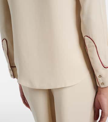 Yzea beaded cady shirt | Isabel Marant