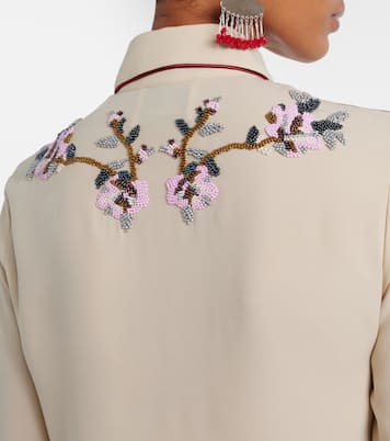 Yzea beaded cady shirt | Isabel Marant