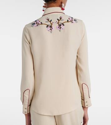 Yzea beaded cady shirt | Isabel Marant