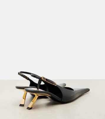 Lee patent leather slingback pumps | Saint Laurent