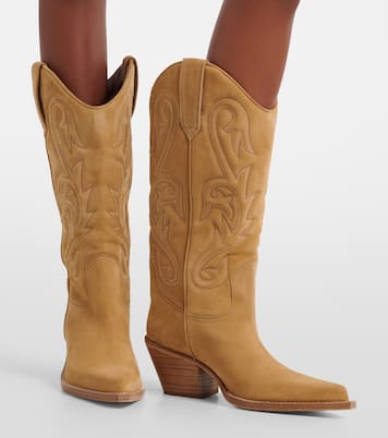 Dakota suede cowboy boots | Paris Texas