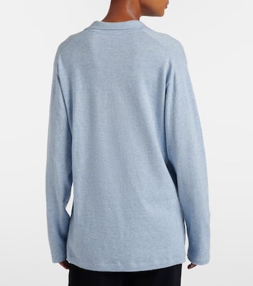 Niosa cotton and linen polo sweater | The Row