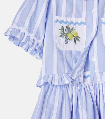 Striped cotton shirt and skirt set | Patachou