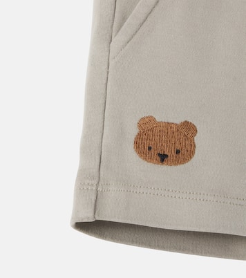 Ithri embroidered cotton jersey shorts | Donsje