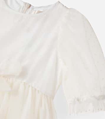 Bow-detail tulle dress | Petite Amalie  
