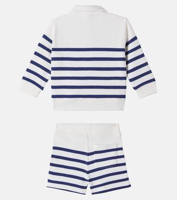 Baby cotton-blend sweater and shorts set | Polo Ralph Lauren Kids