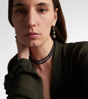 Collar con cuentas y cianitas | Ileana Makri