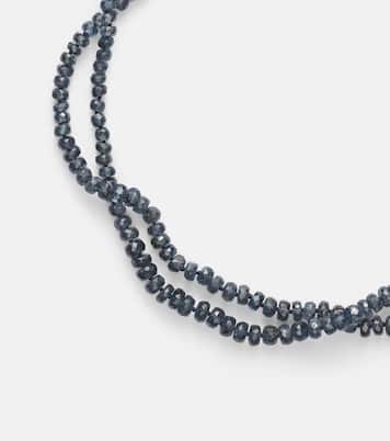 Collar con cuentas y cianitas | Ileana Makri