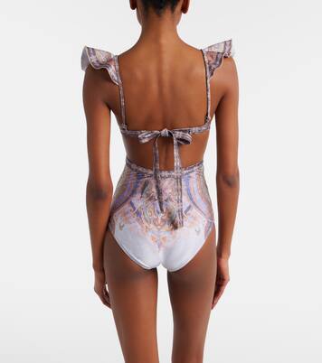 Maillot de bain Como imprimé | Zimmermann