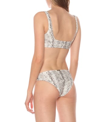 Slip bikini Zambia a stampa serpente | Heidi Klein