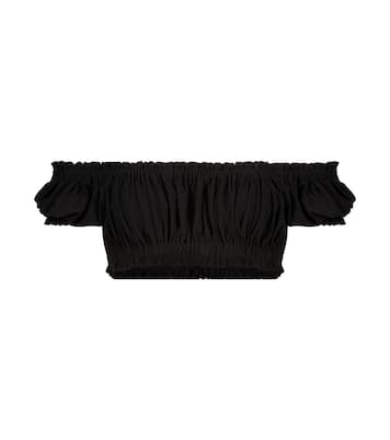 Cropped-Top Jose aus Jersey | Norma Kamali