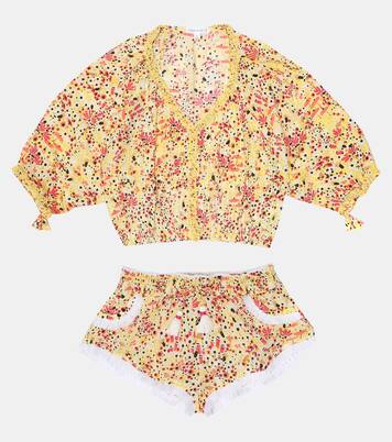 Shorts florales Lulu | Poupette St Barth Kids