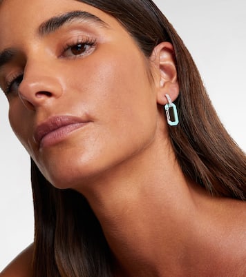 Chiara Small 18kt gold single earring with diamonds | Eéra