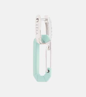 Boucle d'oreille unique Chiara Small en or blanc 18 ct | Eéra