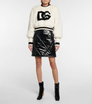 Minifalda de piel sintética | Dolce&Gabbana