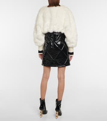 Minifalda de piel sintética | Dolce&Gabbana