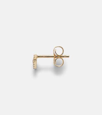 Boucle d’oreille unique Evil Eye en or 14 ct et diamants | Sydney Evan