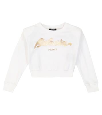 Logo棉质运动衫 | Balmain Kids