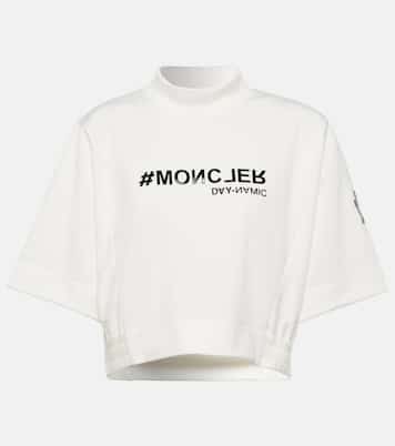 Camiseta cropped de algodón | Moncler Grenoble