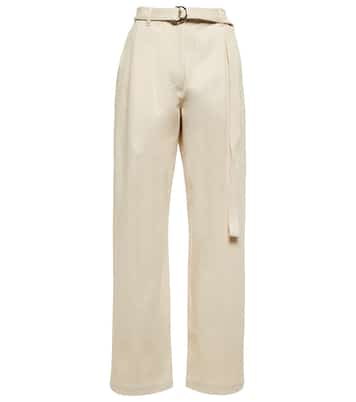 Belted high-rise wide-leg jeans | Peter Do