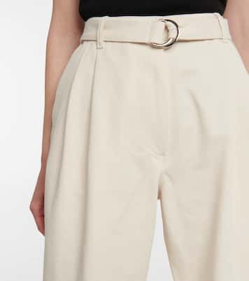 Belted high-rise wide-leg jeans | Peter Do
