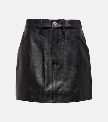 70s Pocket leather miniskirt | Re/Done