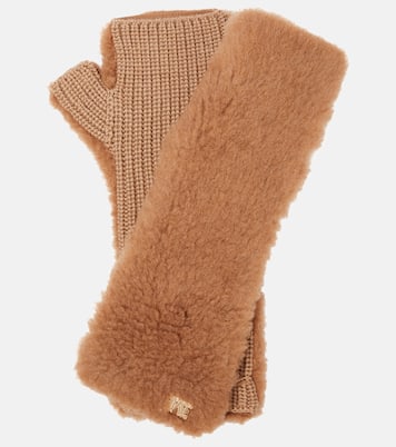 Manny fingerless teddy gloves | Max Mara
