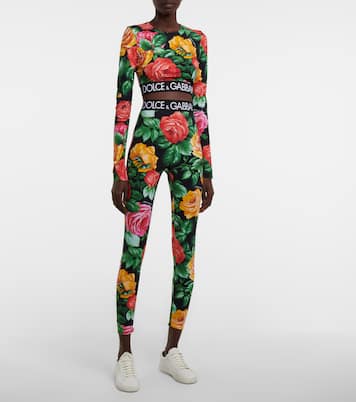 Leggings de tiro alto florales | Dolce&Gabbana