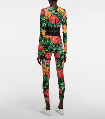 Leggings de tiro alto florales | Dolce&Gabbana