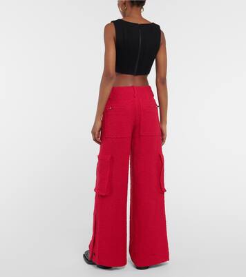 Pantalon cargo ample en coton mélangé | Amiri