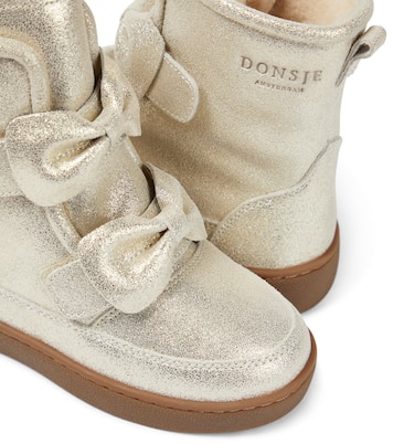 Isa metallic leather boots | Donsje
