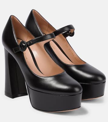 Mary Jane leather platform pumps | Gianvito Rossi
