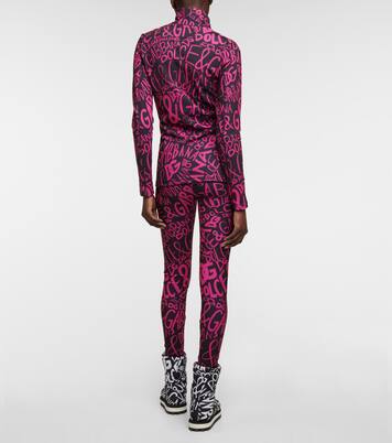 Logo-print turtleneck ski top | Dolce&Gabbana