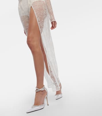 Bridal cutout lace gown | Nensi Dojaka