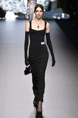 X Kim Maxikleid aus Rippstrick | Dolce&Gabbana