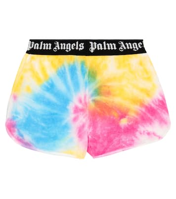Shorts tie-dye in jersey di cotone | Palm Angels Kids