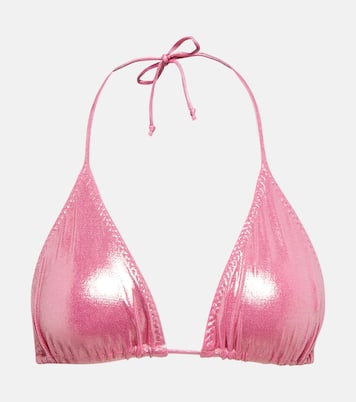 Metallic triangle bikini | Norma Kamali