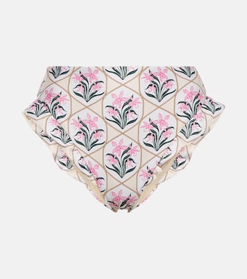 Jengibre Orquidea floral bikini bottoms | Agua by Agua Bendita