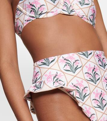 Jengibre Orquidea floral bikini bottoms | Agua by Agua Bendita