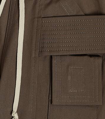 Shorts cargo Pods in misto cotone | Rick Owens Kids