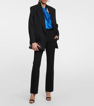 Stewart satin halter-neck top | Veronica Beard