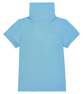 Seashell cotton turtleneck T-shirt | Mini Rodini