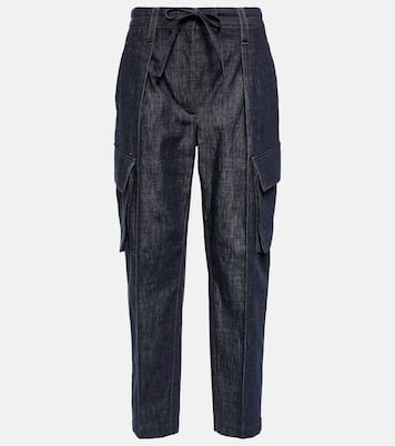Jeans tapered a vita media | Brunello Cucinelli