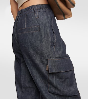 Jeans tapered a vita media | Brunello Cucinelli