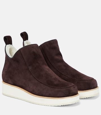 Ankle Boots Harry aus Veloursleder | Gabriela Hearst