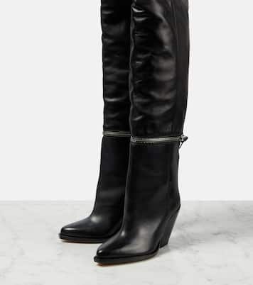 Botas mosqueteras Lelodie de piel | Isabel Marant