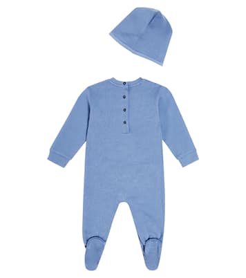Bebé - set de body, gorro y babero de algodón | Balmain Kids