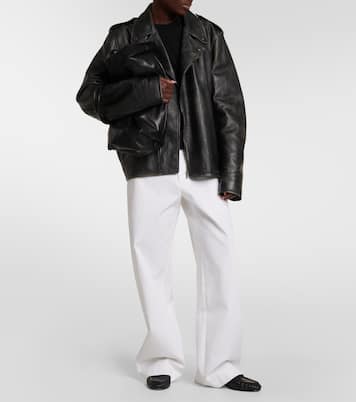 Giacca biker Catilina in pelle | The Row