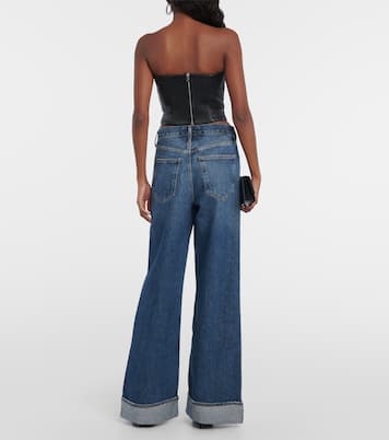 Bustier in similpelle | Amiri