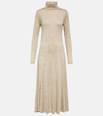 Wool-blend jersey midi dress | Polo Ralph Lauren